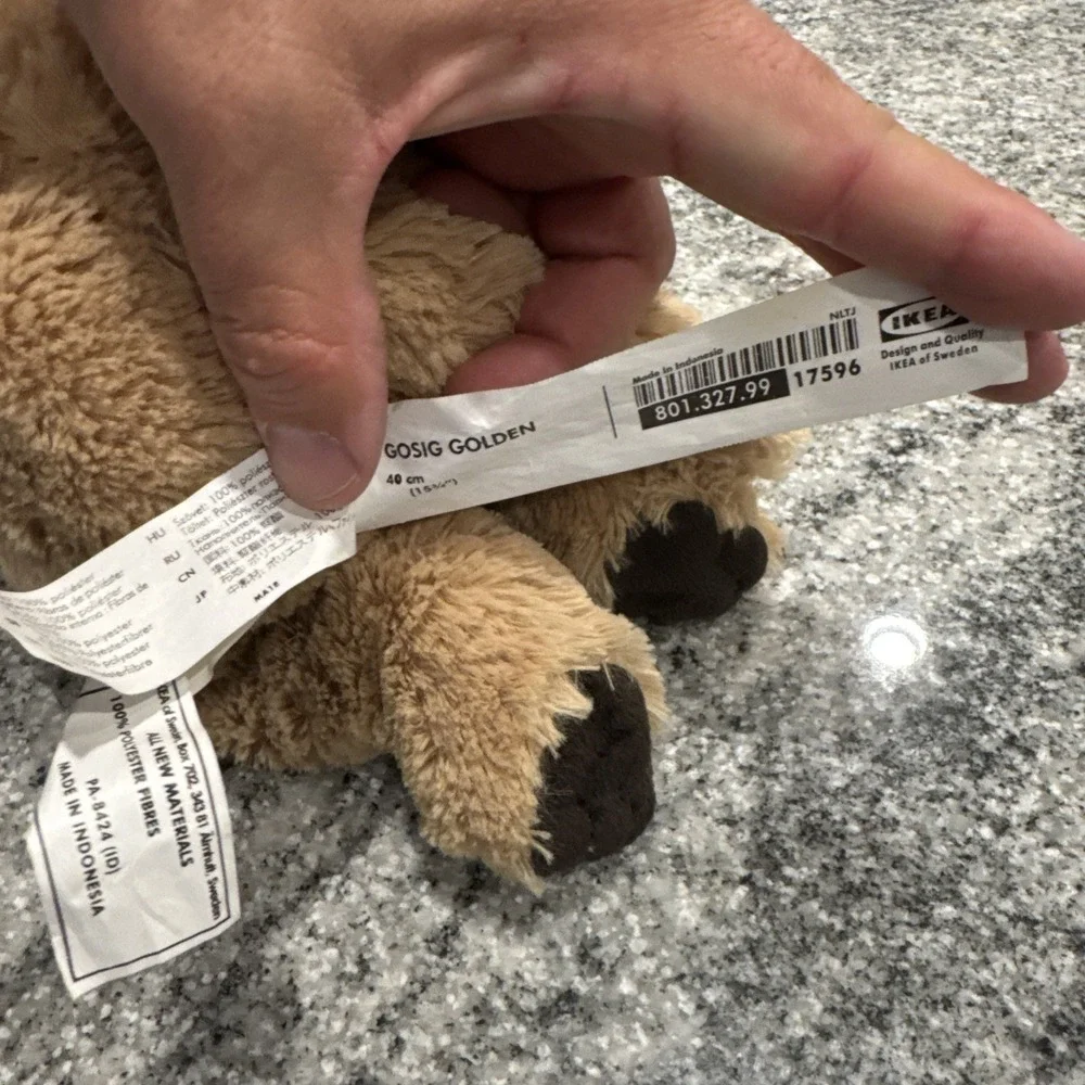 IKEA Gosig Golden Retriever Puppy‎ Dog Soft Toy - 40cm (16